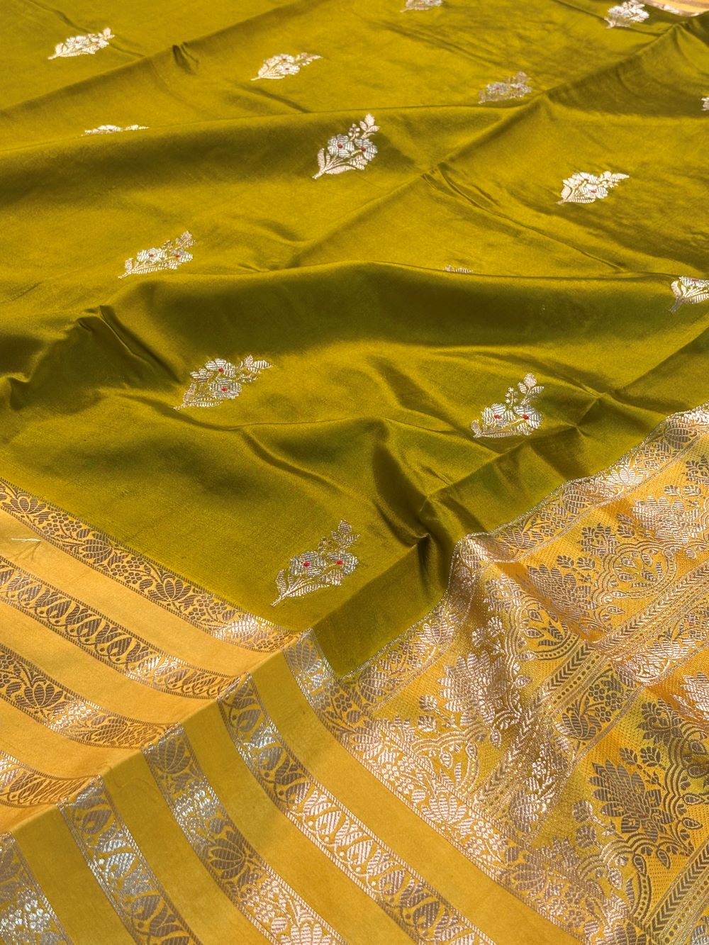Pure Mango Silk Saree
